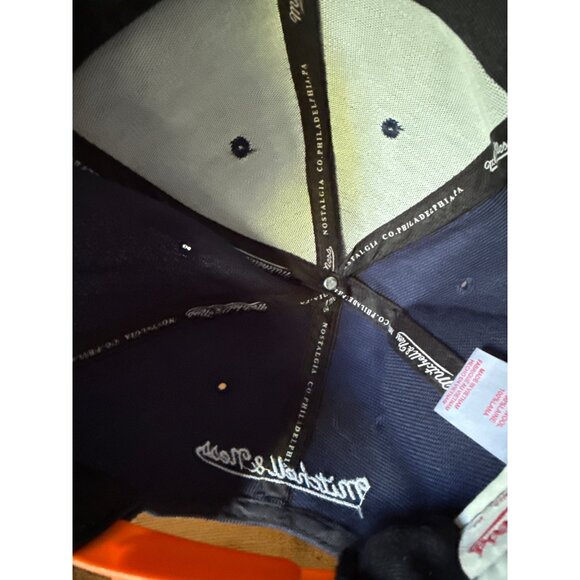 Mitchell & Ness Chicago Bears Navy & Orange Adjustable Snapback Hat - Picture 12 of 16